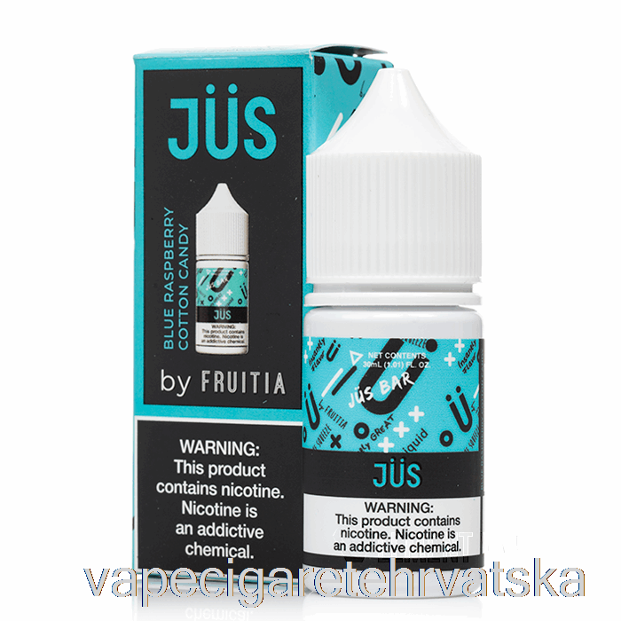 Vape Hrvatska Plava Malina šećerna Vuna - Sok Soli - 30ml 35mg